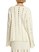 Slash Panel Sweater