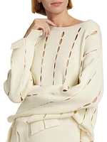 Slash Panel Sweater