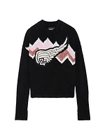 Bleez Cashmere & Wool-Blend Intarsia Sweater