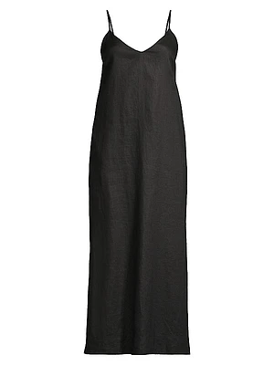 Reva Linen Midi Slipdress