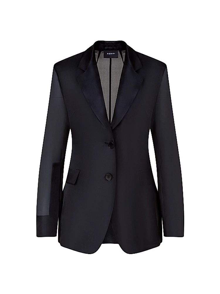Taddeo Sheer Silk Jacket