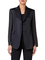 Taddeo Sheer Silk Jacket