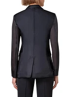 Taddeo Sheer Silk Jacket