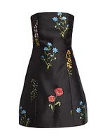 Alanna Floral Strapless Dress