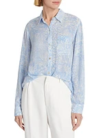 Josephine Button-Front Blouse