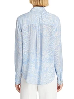 Josephine Button-Front Blouse