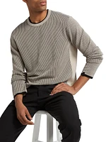 Harvey Cotton-Blend Crewneck Sweater