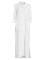 Natalie Maxi Cover-Up Shirtdress