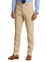 Flat-Front Chino Trousers