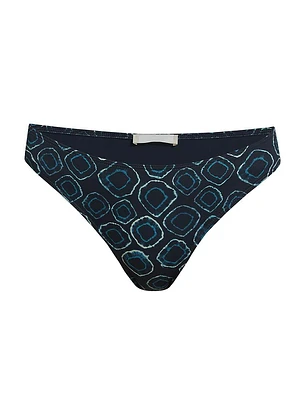 Dani Printed Low-Waist Bikini Bottom
