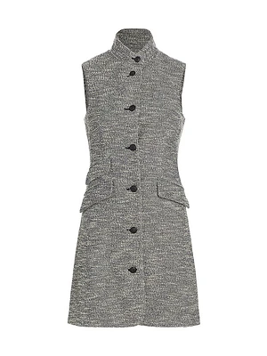 Slade Tweed Sleeveless Minidress