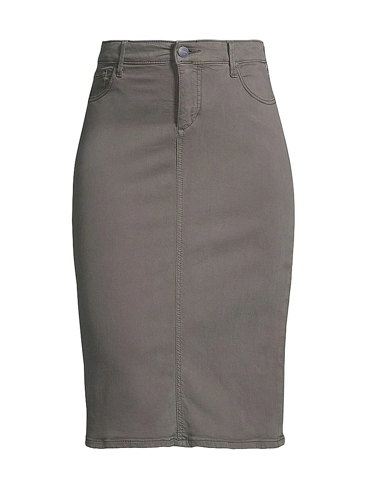 Denim Pencil Skirt