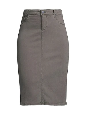 Denim Pencil Skirt