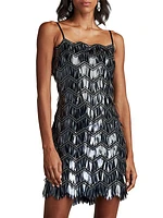 Sequined Fringe Minidress