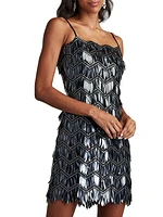 Sequined Fringe Minidress
