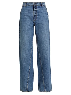 Briley High-Rise Wide-Leg Jeans