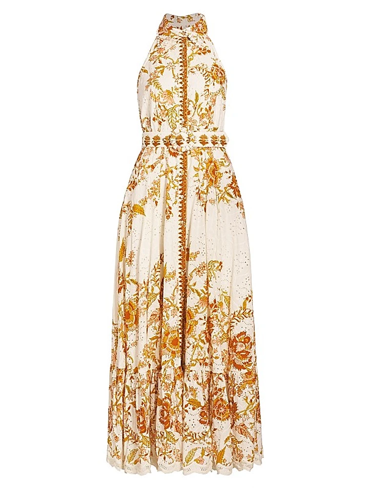 Belted Floral Shirtdress