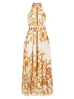 Belted Floral Shirtdress
