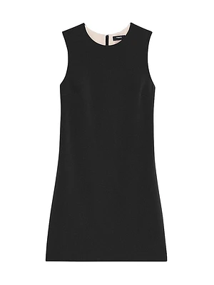 Crepe Shift Minidress