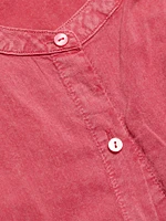 Fiorella Button-Front Blouse