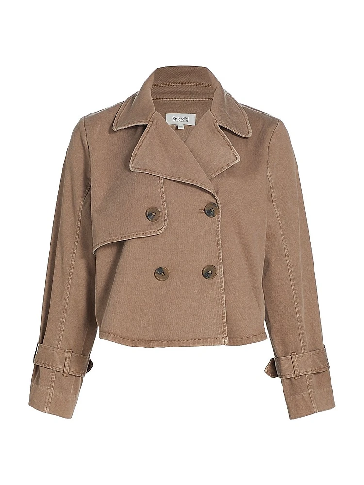 Portia Double-Breasted Crop Jacket