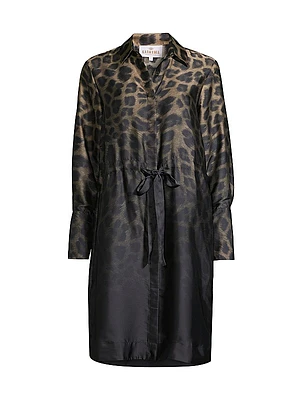 Nakita Satin Drawstring Dress