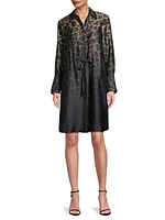Nakita Satin Drawstring Dress