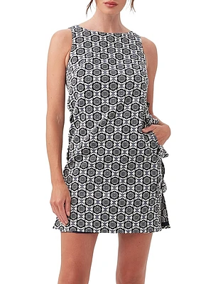 Arlette Abstract Sleeveless Minidress