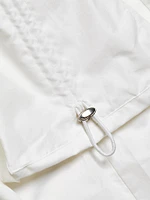 Sartorial Rawness Cotton-Blend Midi-Skirt
