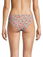 Floral Low-Rise Bikini Bottom
