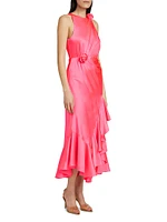 Cates Asymmetric Silk Dress