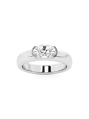 14K Gold & TCW Lab-Grown Diamond Stackable Ring
