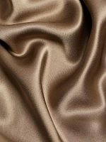 Savannah Silk Satin V-Neck Midi-Dress