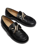 Monogram Leather Loafers