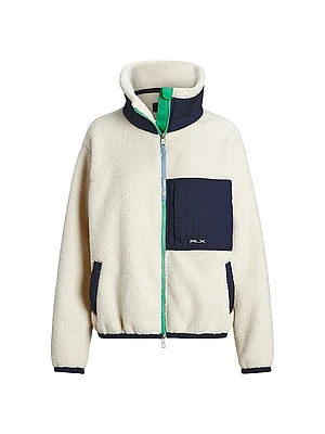 Ripstop Colorblocked Fleece Jacket