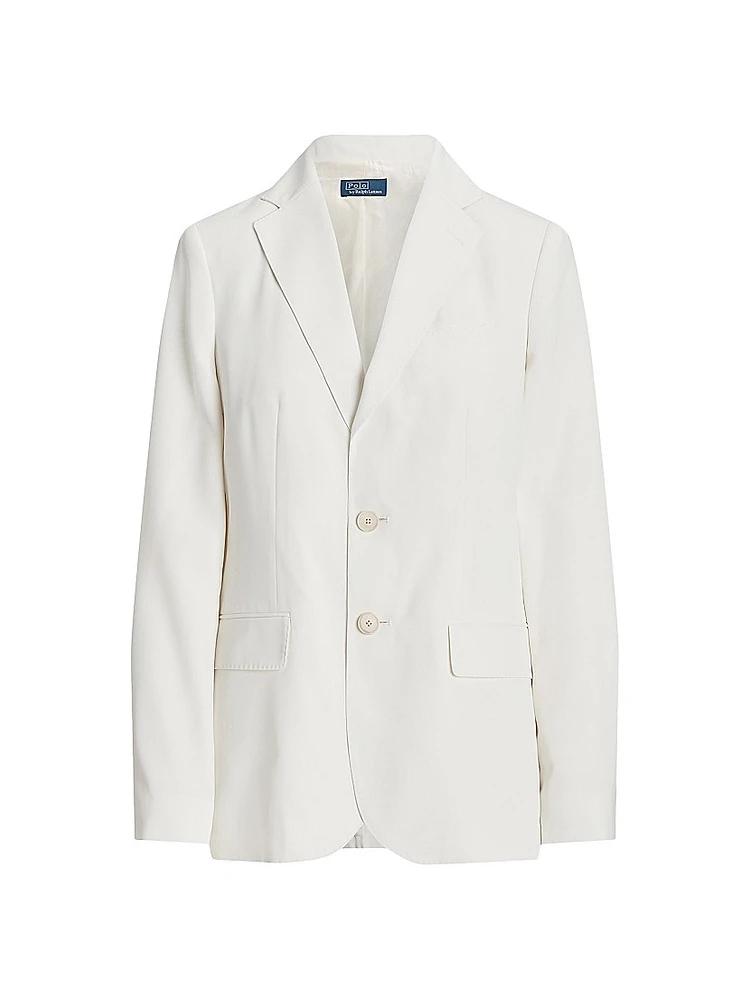 Tailored Satin Blazer