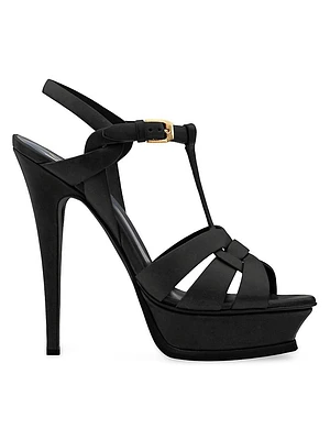 Tribute Platform Sandals Smooth Leather