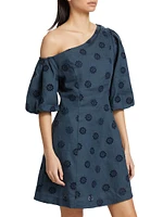 Darcy Floral Eyelet Linen Dress