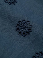 Darcy Floral Eyelet Linen Dress