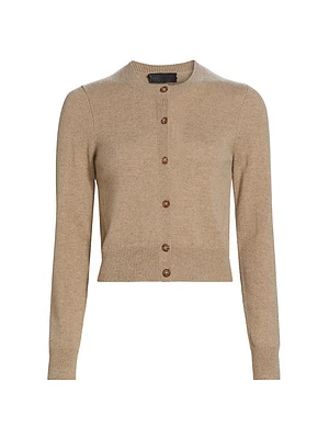 March Crewneck Cashmere Cardigan