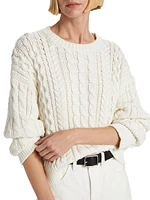 Rory Cotton Cable-Knit Sweater