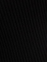 Sonia Rib-Knit Mock Turtlneck Sweater Vest