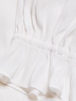 Samira Ruffle-Trim Blouse