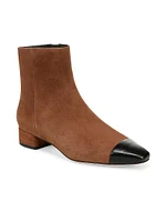 Cecile Suede Ankle Booties