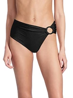 Mid-Rise O-Ring Bikini Bottoms
