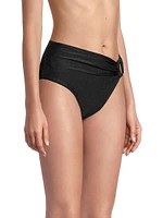 Mid-Rise O-Ring Bikini Bottoms