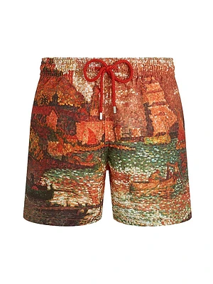 Vilebrequin x Paul Signac Sortie Port Swim Trunks