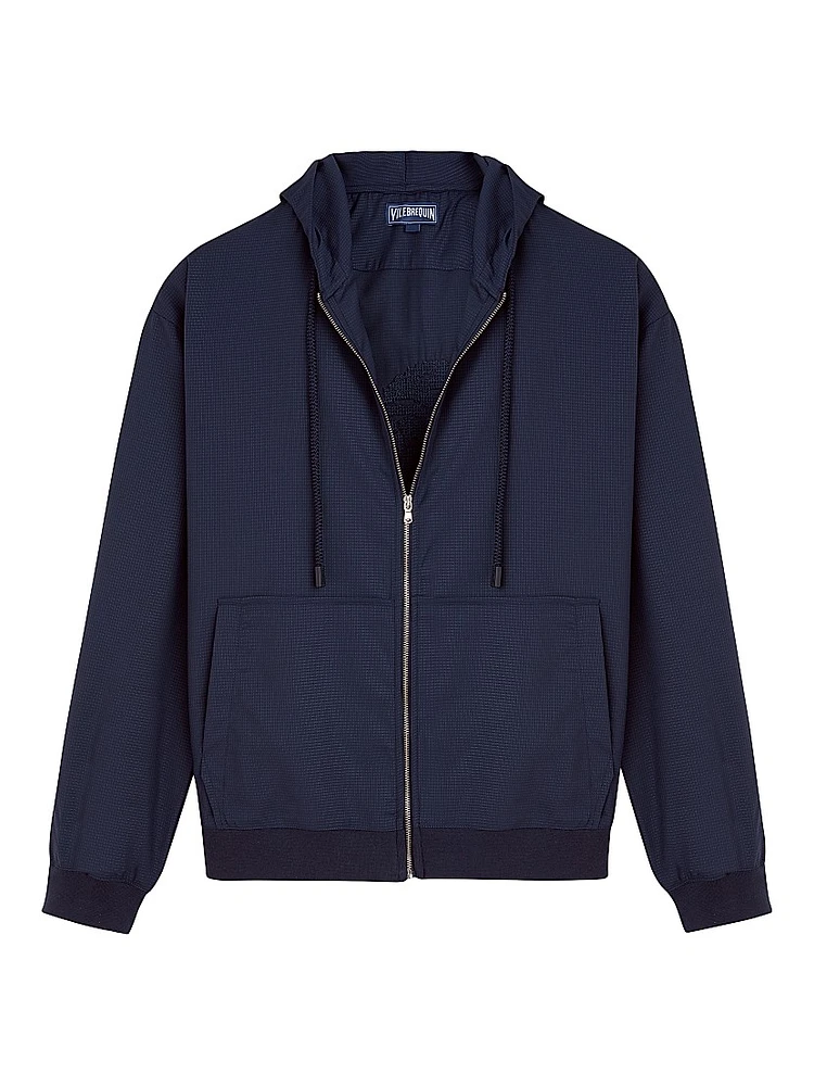 Tile Wool-Blend Hoodie