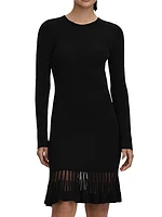 Teagan Rib-Knit Minidress
