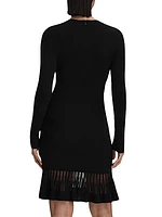Teagan Rib-Knit Minidress